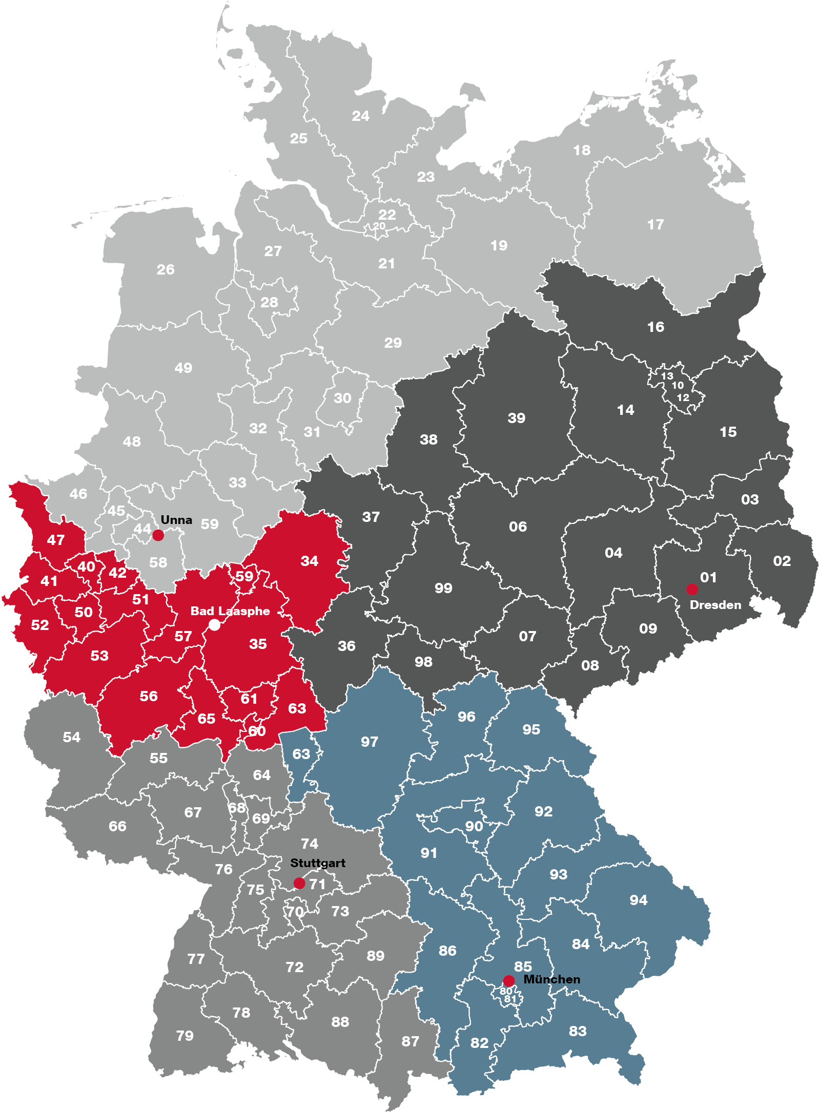 EJOT Niederlassungen in Deutschland
