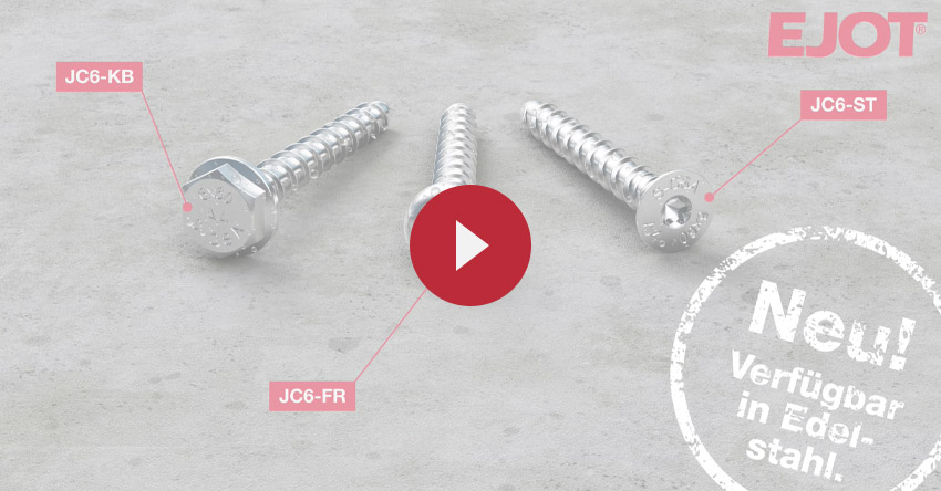 EJOT® Betonschraube JC6 aus Edelstahl