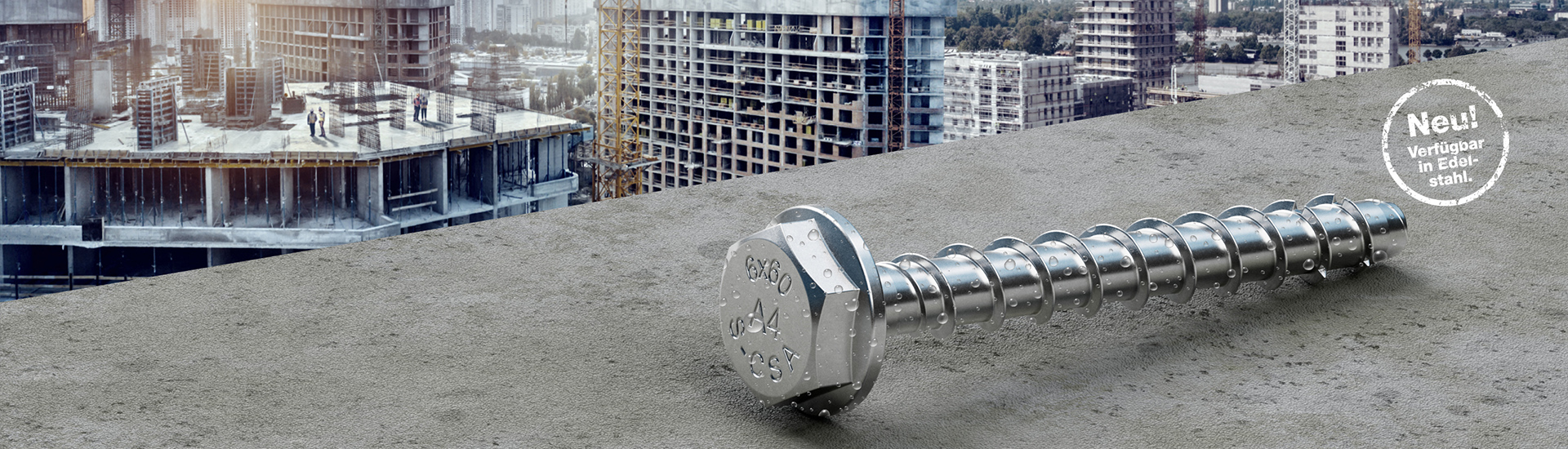 Die Evolution der Betonschrauben