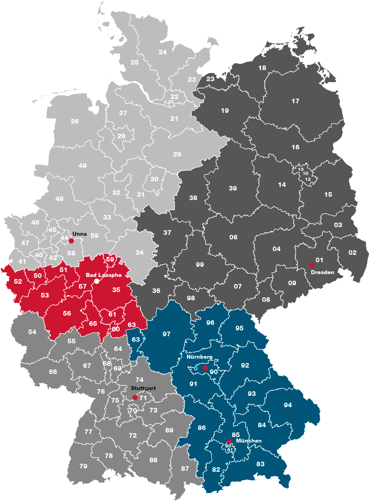 EJOT Niederlassungen in Deutschland
